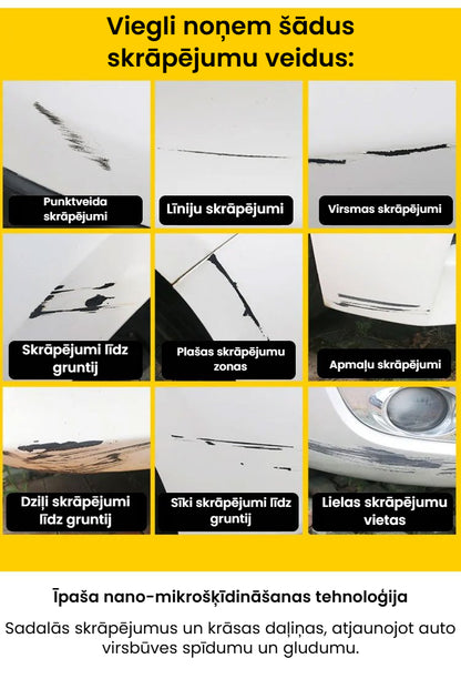 Auto skrāpējumu labošanas aerosols