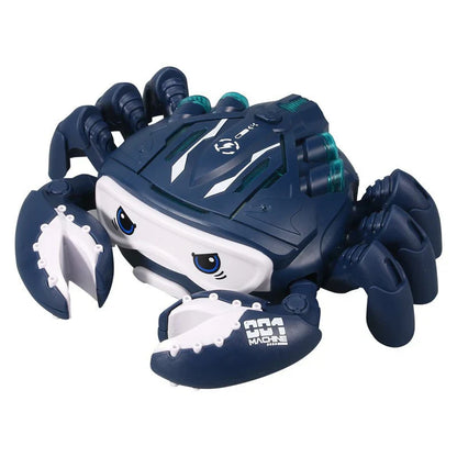 Mirdzošs muzikālais krabis ar maigu ūdens miglas efektu