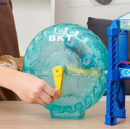 Krāsu mainošā rotaļu auto mazgātava bērniem