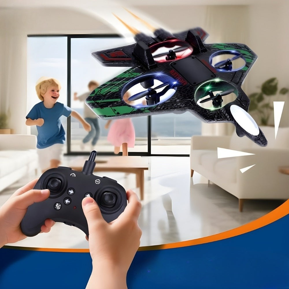 RC akrobātiskais iznīcinātājs bērniem