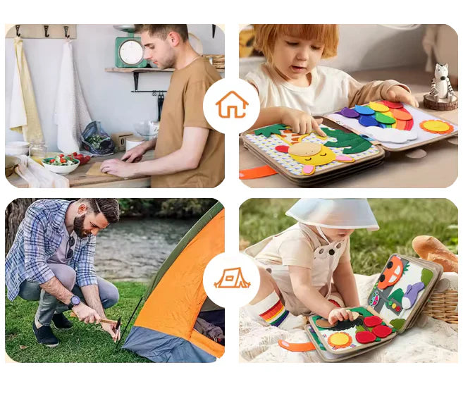 Attīstoša uzdevumu grāmatiņa – mācīšanās caur spēli