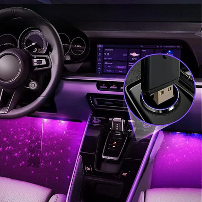 Bezvadu RGB salona apgaismojums – krāsas, kas reaģē uz mūziku