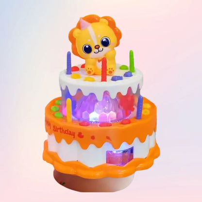 Dejojošā Dzimšanas Dienas Kūka – Mūzikas LED Rotaļlieta Bērniem