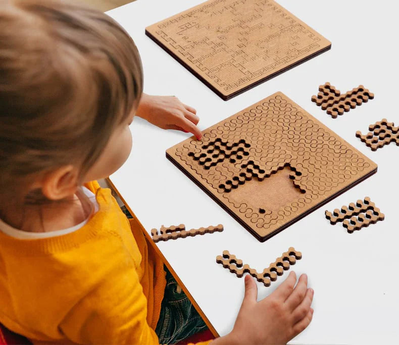 Koka puzle – 25 detaļu galvaslauzis