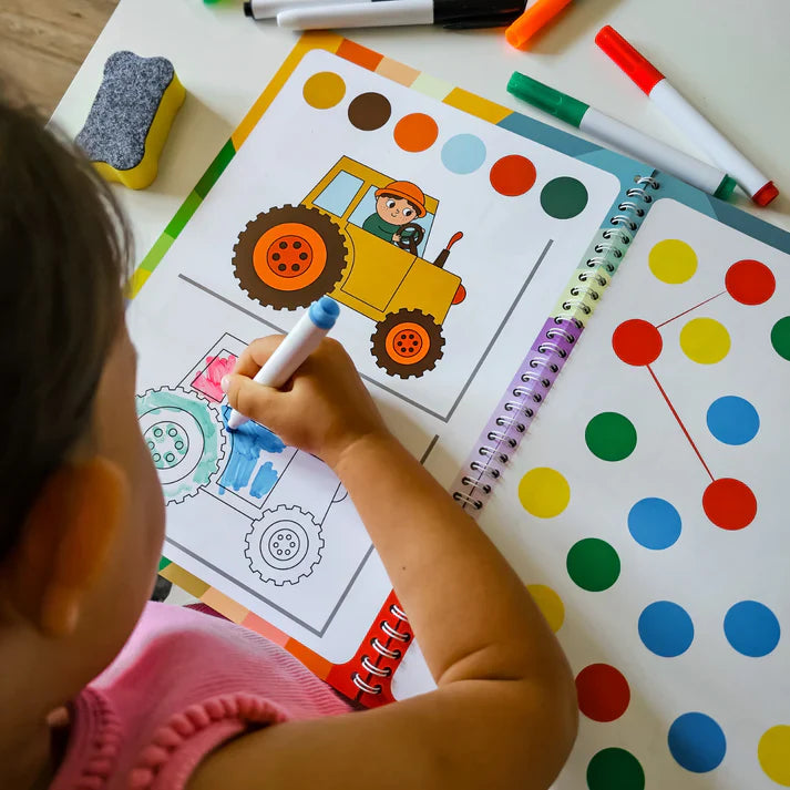 Rakstīšanas prasmju attīstīšanas burtnīca bērniem (64 lappuses)