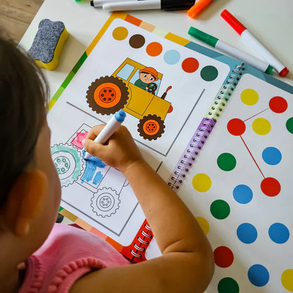 Rakstīšanas prasmju attīstīšanas burtnīca bērniem (64 lappuses)