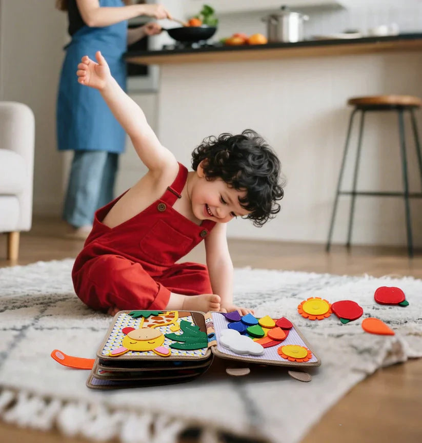 Attīstoša uzdevumu grāmatiņa – mācīšanās caur spēli