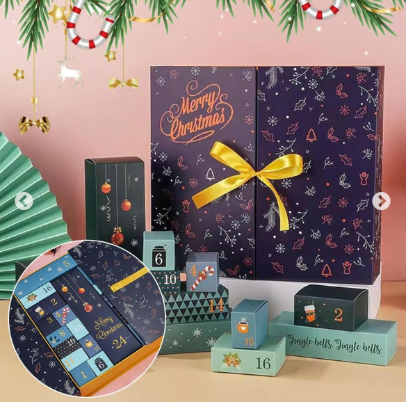 24 dienu Ziemassvētku adventes kalendārs