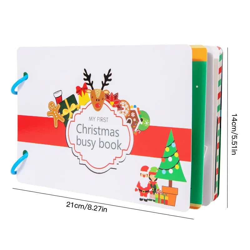 Izglītojoša Montessori Ziemassvētku stāstu grāmata