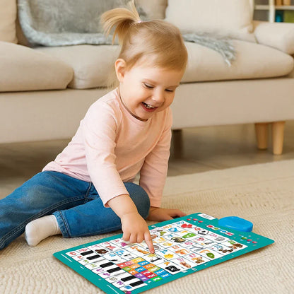 Runājošā alfabēta un mācību tāfele bērniem