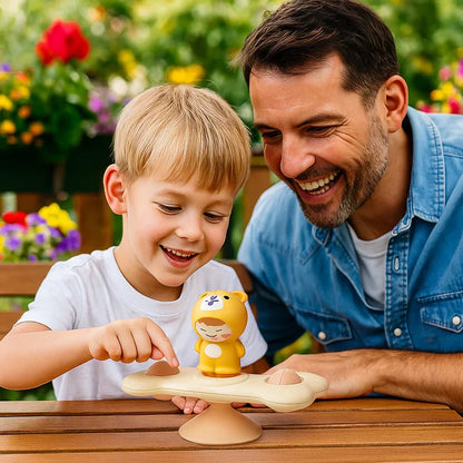 Montessori piestiprināmais grieznis – Griežamā attīstošā rotaļlieta