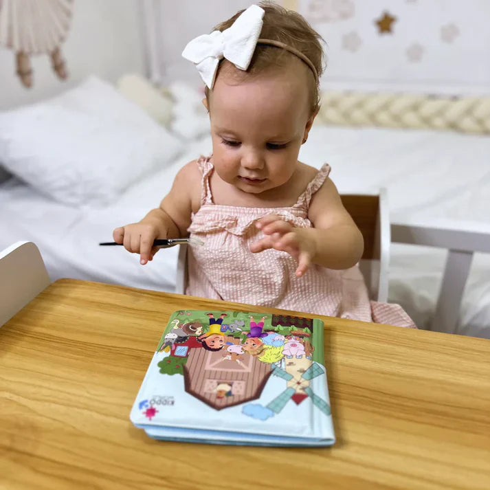 Ūdens krāsojamā grāmatiņa – Seko līnijām!