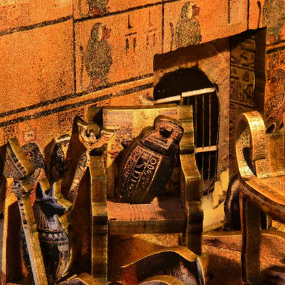 „Ēģiptes faraona kapenes“ DIY grāmatu plaukta dekorēšanas komplekts