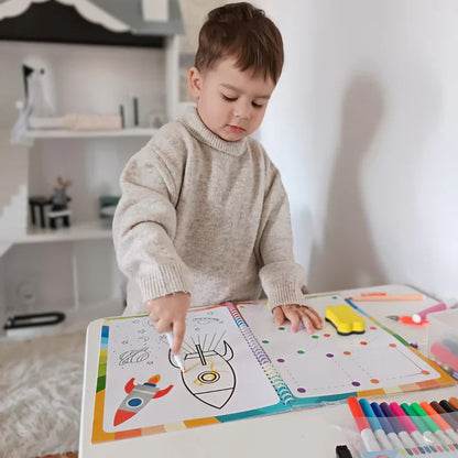 Rakstīšanas prasmju attīstīšanas burtnīca bērniem (64 lappuses)