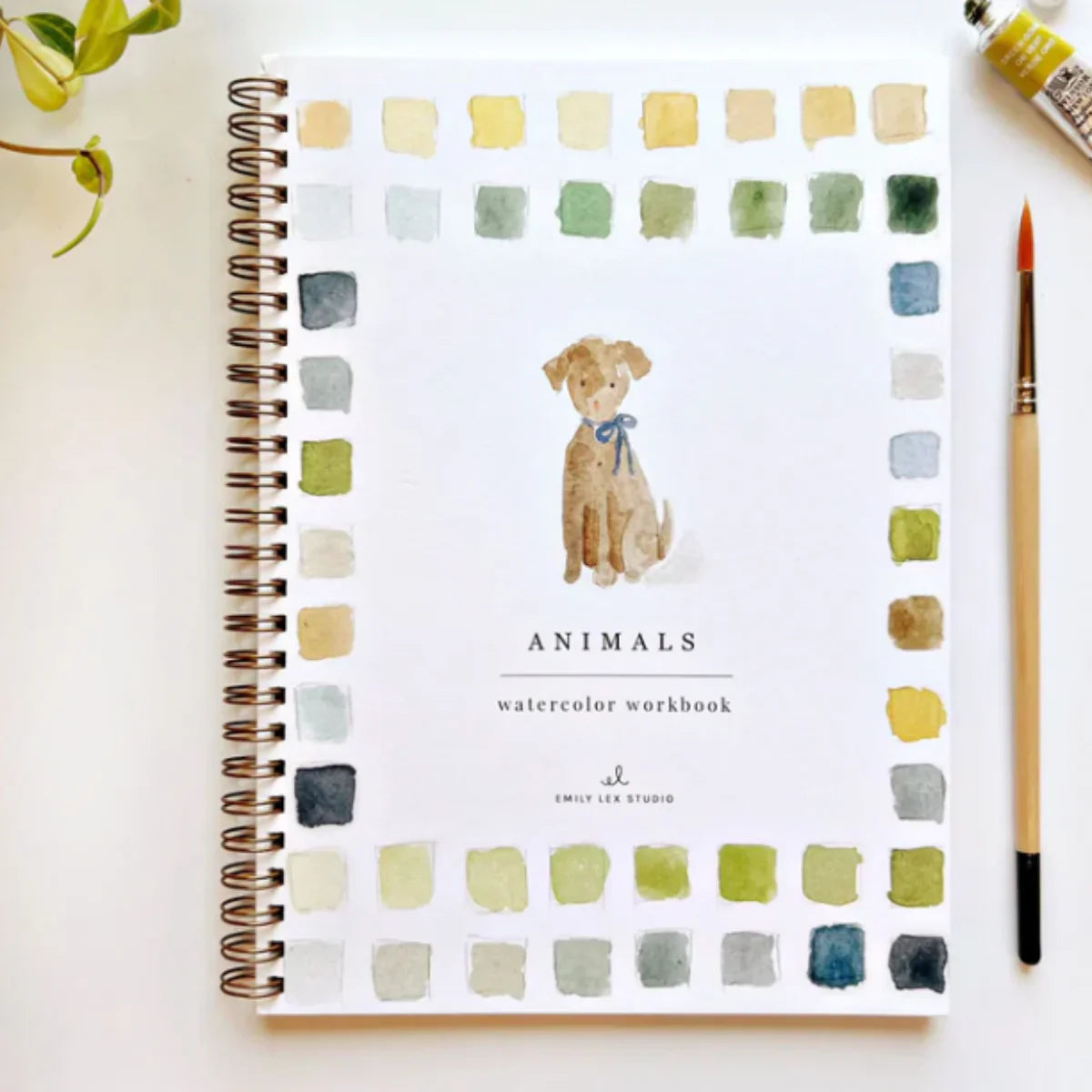 Akvareļu krāsošanas grāmata – palīdz atslābināties un nomierināt prātu!