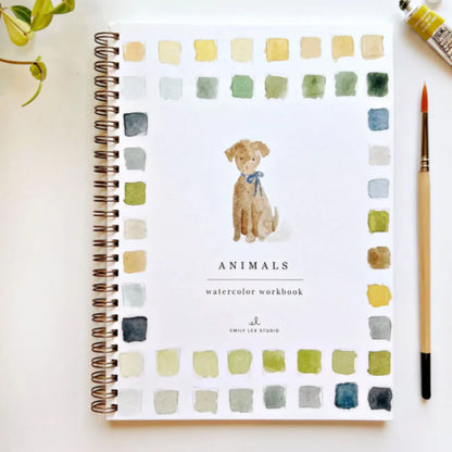 Akvareļu krāsošanas grāmata – palīdz atslābināties un nomierināt prātu!