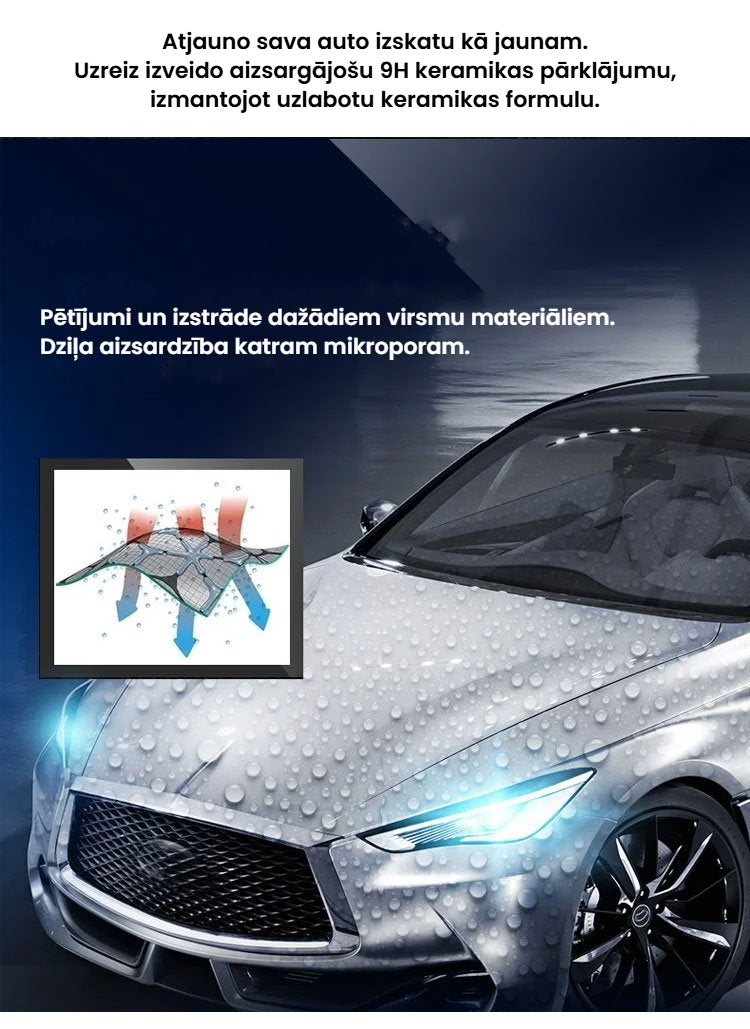 Auto skrāpējumu labošanas aerosols