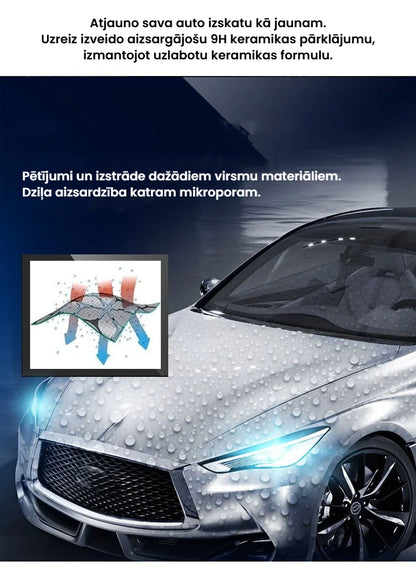 Auto skrāpējumu labošanas aerosols