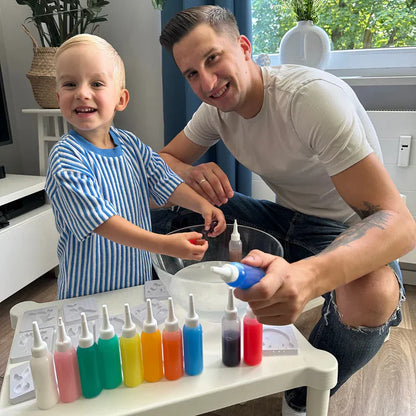 Burvju gels ūdens rūķīšu veidošanai – 4, 8 vai 12 krāsās