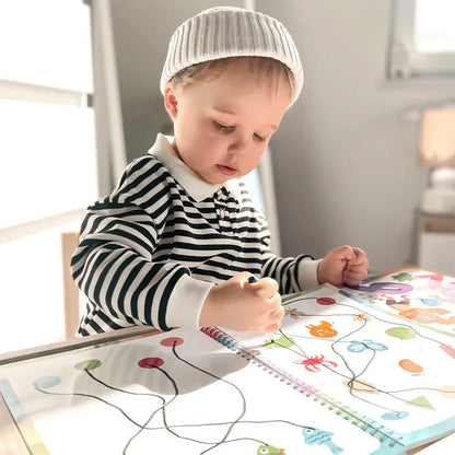 Rakstīšanas prasmju attīstīšanas burtnīca bērniem (64 lappuses)