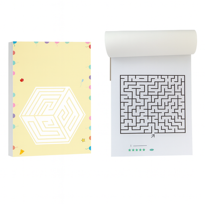 192 labirintu uzdevumu grāmata – attīstoša spēle koncentrēšanās un domāšanas prasmēm