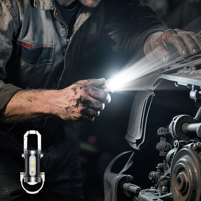 Uzlādējams spilgts lukturītis ar atslēgu piekariņu