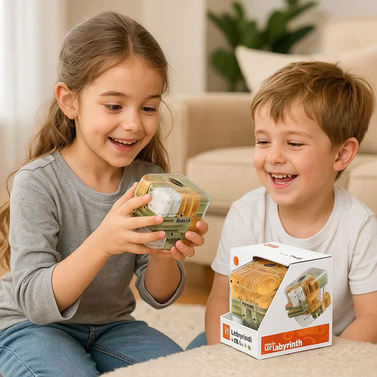 Loģiskā spēle „3D labirinta kubs“