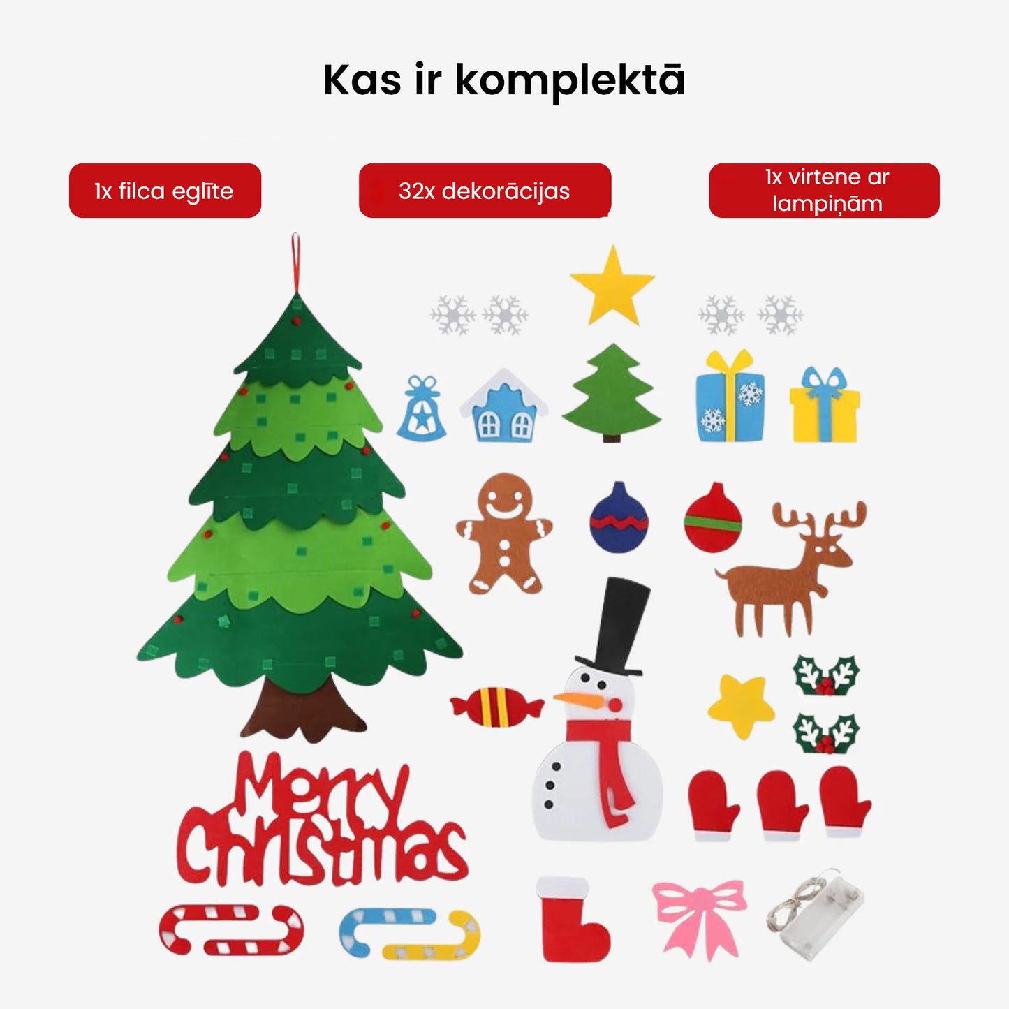 Interaktīvais Ziemassvētku eglītes komplekts