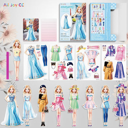 Magnētiskais modes rotaļu komplekts bērniem