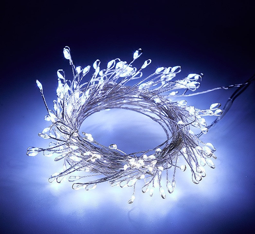 Vara LED gaismiņu vads „salūta“ stilā