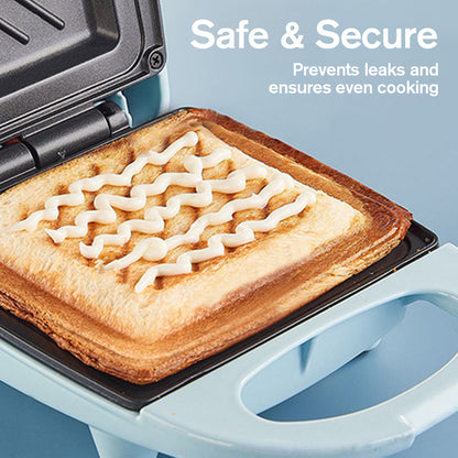 Kompakts daudzfunkcionāls sviestmaizīšu grils – karsti brokastis 3 minūtēs