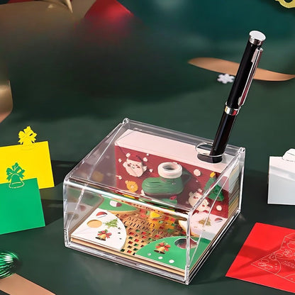 Ziemassvētku 3D papīra adventes kalendārs