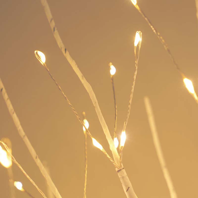 LED bērza zaru dekorācija mājai