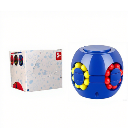 Griežamais burvju kubs ar bumbiņām – Antistresa galvasūka rotaļlieta