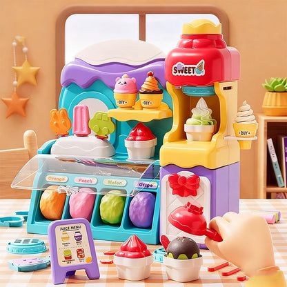 Bērnu komplekts: radošs saldējumu gatavošanas spēļu komplekts