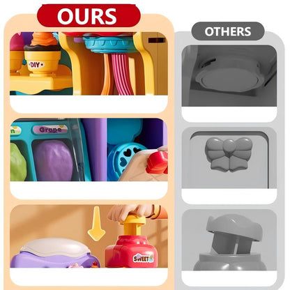 Bērnu komplekts: radošs saldējumu gatavošanas spēļu komplekts