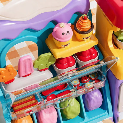 Bērnu komplekts: radošs saldējumu gatavošanas spēļu komplekts