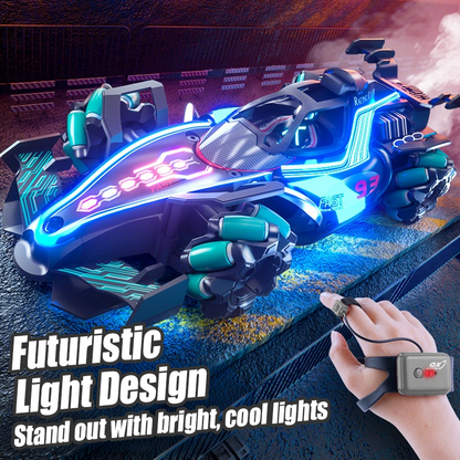 Lielisks attālināti vadāms sacīkšu automobilis