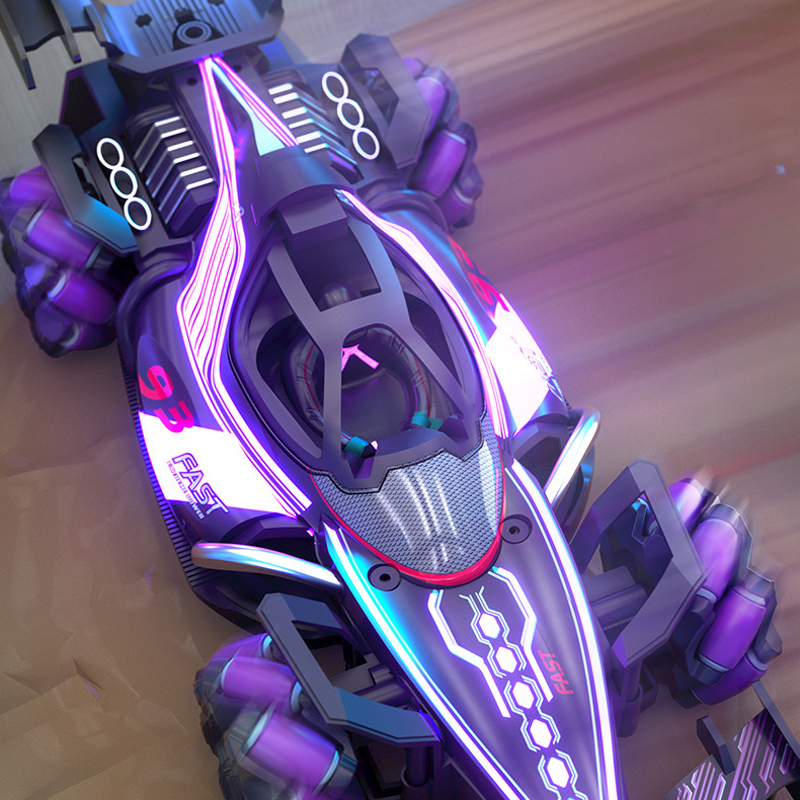 Lielisks attālināti vadāms sacīkšu automobilis