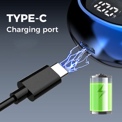 Mini pārnēsājams elektriskais skuveklis – precīza sausā un mitrā skūšana