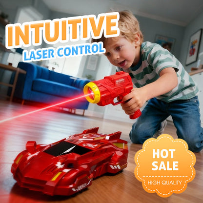 Ar sienām braucoša RC mašīna ar lāzera vadību bērniem