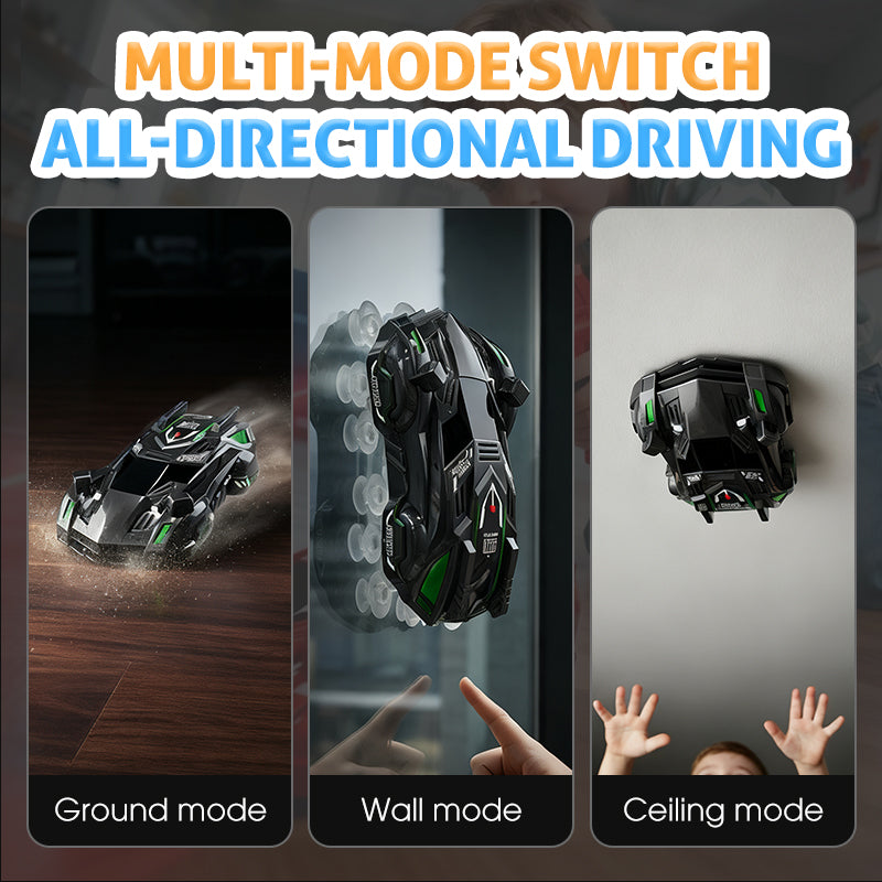 Ar sienām braucoša RC mašīna ar lāzera vadību bērniem